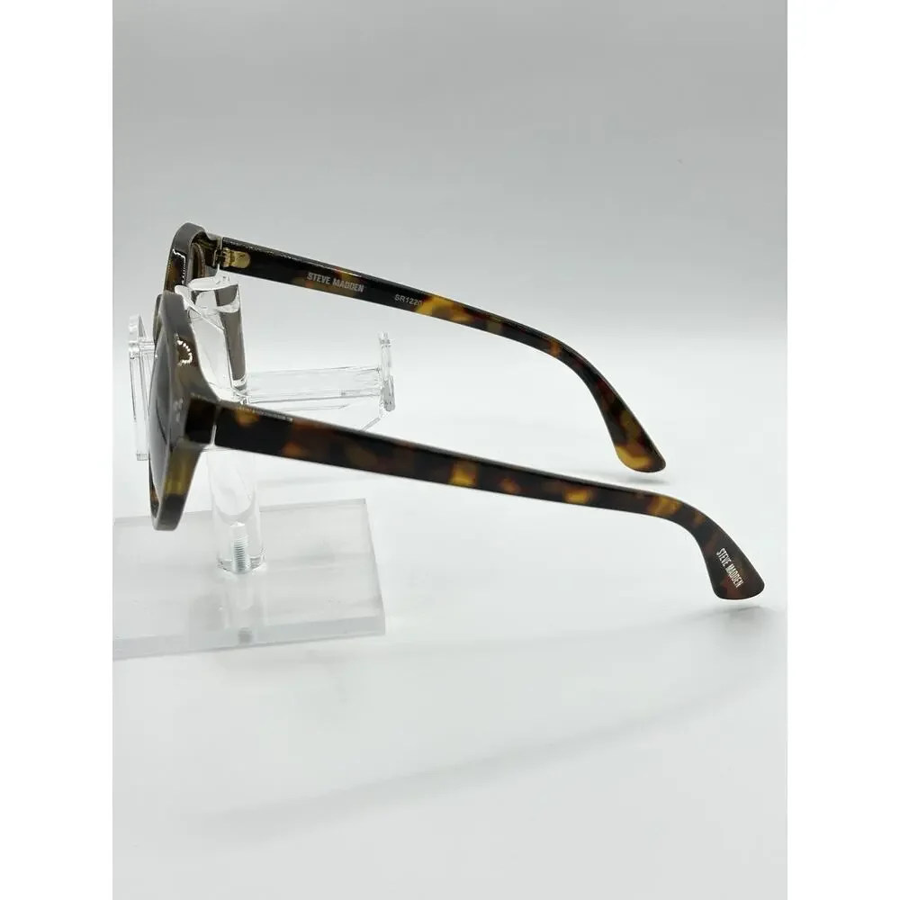 Steve Madden Round Sunglasses Tortoise Brown Women SR1220